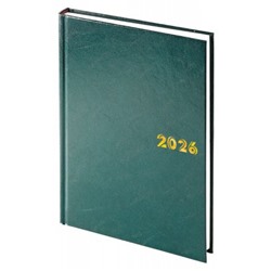 Ежедневник 2026 г. А5+ 336 стр. с тиснением "IDEAL NEW" (ЗЕЛЕНЫЙ) 3-344/01-26 Альт