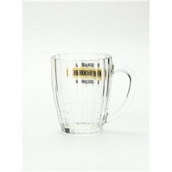 Кружка стеклянная пивная «Мужик», 500 мл