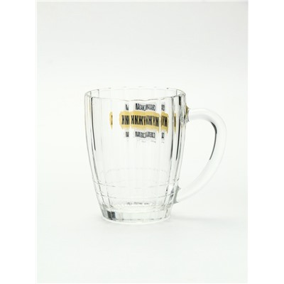 Кружка стеклянная пивная «Мужик», 500 мл