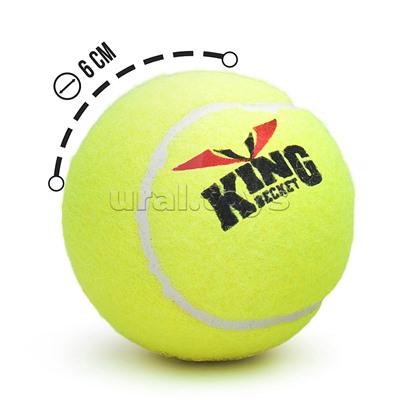 Набор мячей для большого тенниса (4 шт.) в тубусе