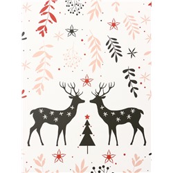 Пакет подарочный новогодний ламинированный горизонтальный «Праздник в лесу», 49×40×19 см