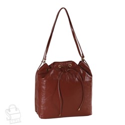 Сумка женская кожаная 2736VG brown Vitelli Grassi