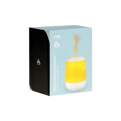 Увлажнитель воздуха Luazon HM-16, ультразвуковой, 125 мл, 1 Вт, USB Type-C, белый