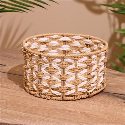 Набор плетёных корзин, 3 шт., 23×19×15 см