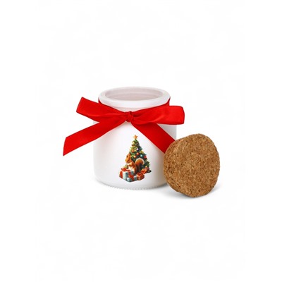 Свеча ароматическая в стакане «Новогоднего уюта и тепла», аромат мандарин