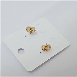 Серьги коллекция "Xuping" покрытие позолота, вставка: фианиты, арт.004.026