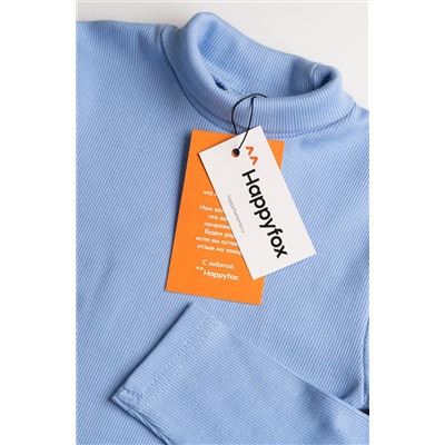 Детская базовая водолазка в рубчик Happyfox