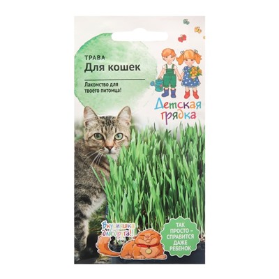 Семена Трава "для кошек Смесь", "Детская грядка",10 г