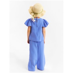 Брюки из муслина для девочки KAFTAN, рост 104 см, фиолетовые