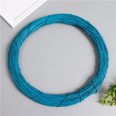 Кольцо для изготовления ловца снов «Синий», d=30 см, ротанг