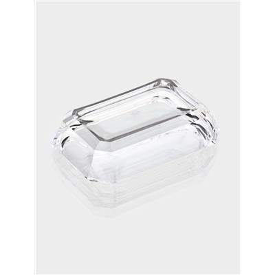 Набор для ванной "Кристалл" 4 предмета (дозатор, 2 стакана, мыльница)