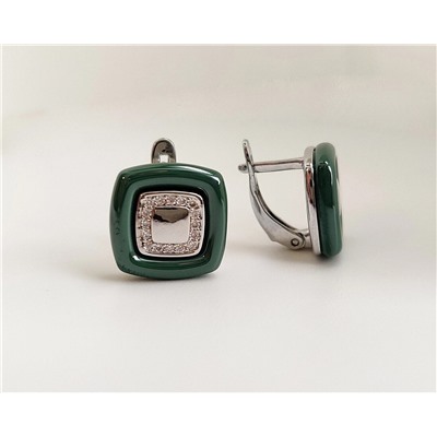 Серьги с керамикой