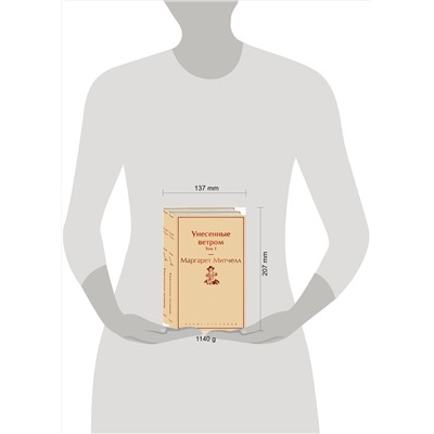 346201 Эксмо Митчелл М. "Унесенные ветром (комплект из 2 книг: том 1 и том 2)"