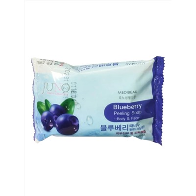 MEDIBEAU Косметическое пилинг-мыло для лица и тела с экстрактом черники / Blueberry Peeling Soap, 150 г 25393