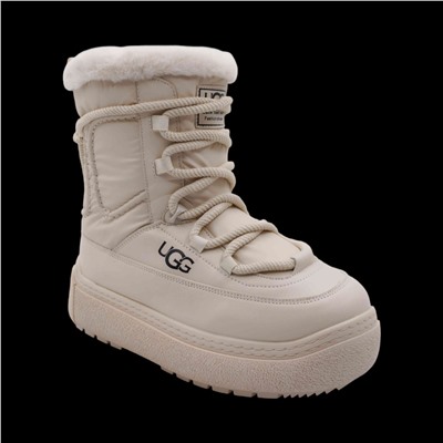 Дутики Q863-2 бежевые