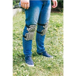 Наколенники садовые, универсальные, 20×17 см, серые