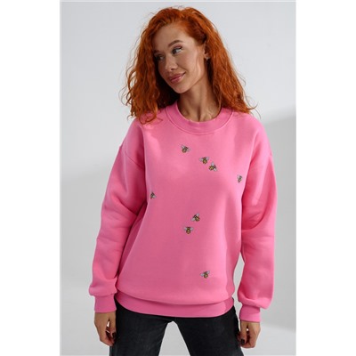 8569 женский свитшот оверсайз