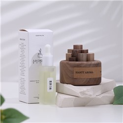 Набор деревянный диффузор Hantt Aroma, помело, с эфирным маслом 10 мл, в коробке