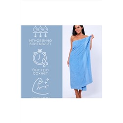 Полотенце банное махровое Софатекс 100х180 для ванны и душа НАТАЛИ, 1019135