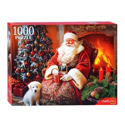 Пазлы 1000 "Вечер у камина"