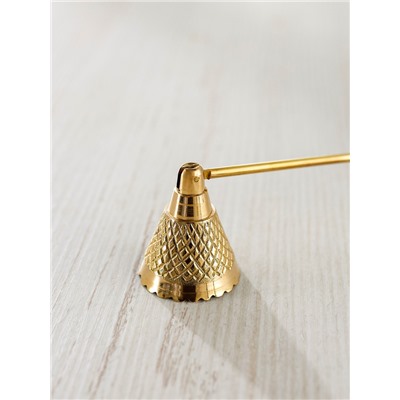 Гаситель для свечей «Еловая шишка», 28.5 см, латунь