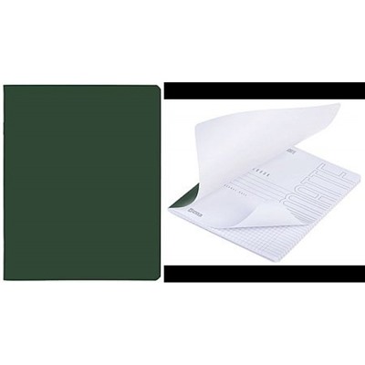 Тетрадь  48л клетка "SoloMatte.Малахит" Soft-touch (092729) Хатбер