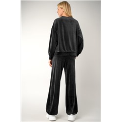 Женский велюровый костюм оверсайз Happyfox