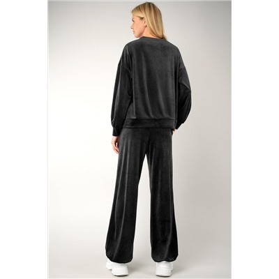 Женский велюровый костюм оверсайз Happyfox