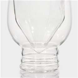 Стопки - шоты с двойными стенками Magistro «Алмаз», 100 мл, 6 шт., стекло, прозрачные