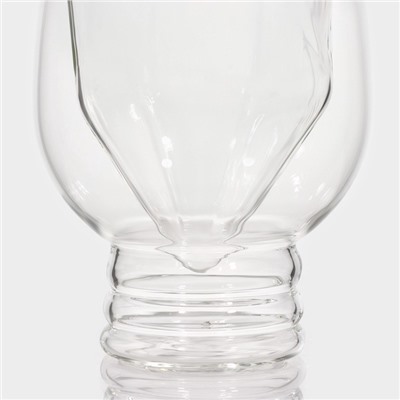 Стопки - шоты с двойными стенками Magistro «Алмаз», 100 мл, 6 шт., стекло, прозрачные