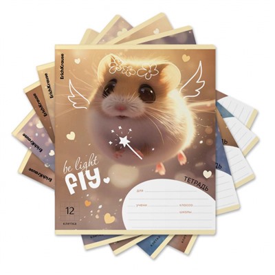 Тетрадь  12л клетка "Пушистик" 63248 ErichKrause