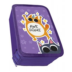 Пенал 6-ти ств. 190х105 мм ПО-110 "ПОТРЯСАЮЩИЙ/AWESOME" большой Пчелка