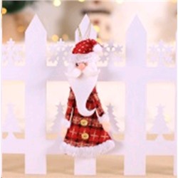 Елочное украшение Дед мороз 20*10 см / Е158 /уп 10/400/ микс