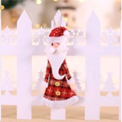Елочное украшение Дед мороз 20*10 см / Е158 /уп 10/400/ микс