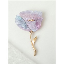 Брошь Магнолия / 3853-2 /уп 12/