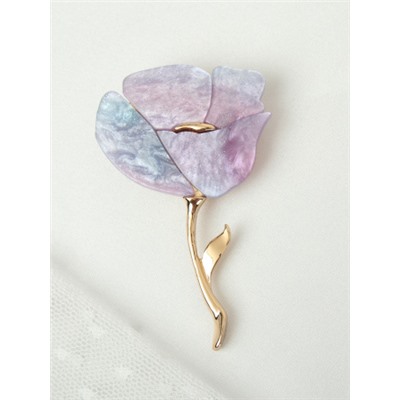 Брошь Магнолия / 3853-2 /уп 12/