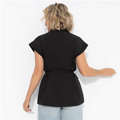 Жилет оверсайз, Слишком модно (black)