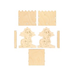 Кормушка для птиц «Лошадь», 18×16×15 см, своими руками, деревянная, Greengo