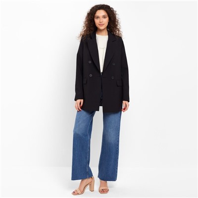 Пиджак женский MINAKU: Classic, чёрный, размер 46