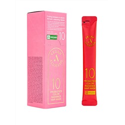 ALLMASIL - МАСКА ДЛЯ ОКРАШЕННЫХ ВОЛОС 10 PROBIOTICS COLOR RADIANCE HAIR MASK STICK POUCH, 12 МЛ * 10 ШТ