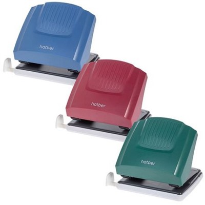 Дырокол на  30 листов Energy с линейкой ассорти (085971) Хатбер