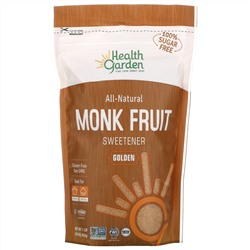 Health Garden, All Natural Monk Fruit Sweetener, Golden, 16 oz (453 g)