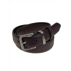 Ремень женский из натуральной кожи, цвет шоколад