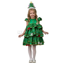 Изделие швейное для девочек Ёлочка-Малышка (платье) Сказочная страна р.128-64