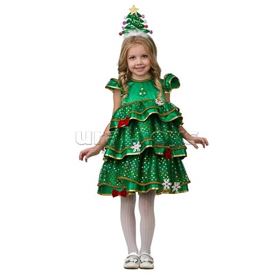 Изделие швейное для девочек Ёлочка-Малышка (платье) Сказочная страна р.128-64