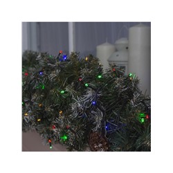 Гирлянда «Нить» 20 м, IP44, тёмная нить, 200 LED, свечение мульти, 8 режимов, 220 В