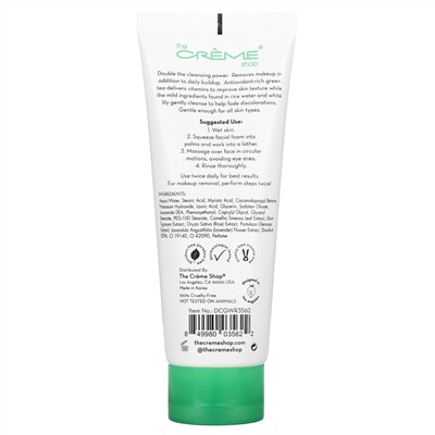 The Creme Shop, Double Cleanse, 2-in-1 Daily Cleanser + Makeup Remover, 5.07 fl oz (150 ml)