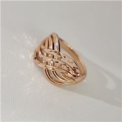 Кольцо 18 р ювелирная бижутерия коллекция "Дубай", покрытие позолота, арт.314.933-18