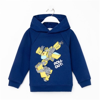 Толстовка детская Roll out, Трансформеры, рост 98-104