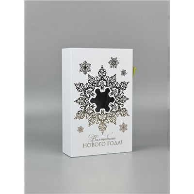 Коробка подарочная‒книга «Волшебного Нового года», тиснение, 20×12.5×5 см